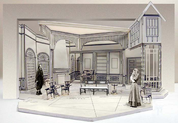 Spider's Web by Agatha Christie - Set Design by Richard Finkelstein, Stage Designer