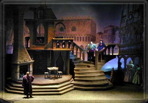 A Tale of Cinderella set design by Richard Finkelstein