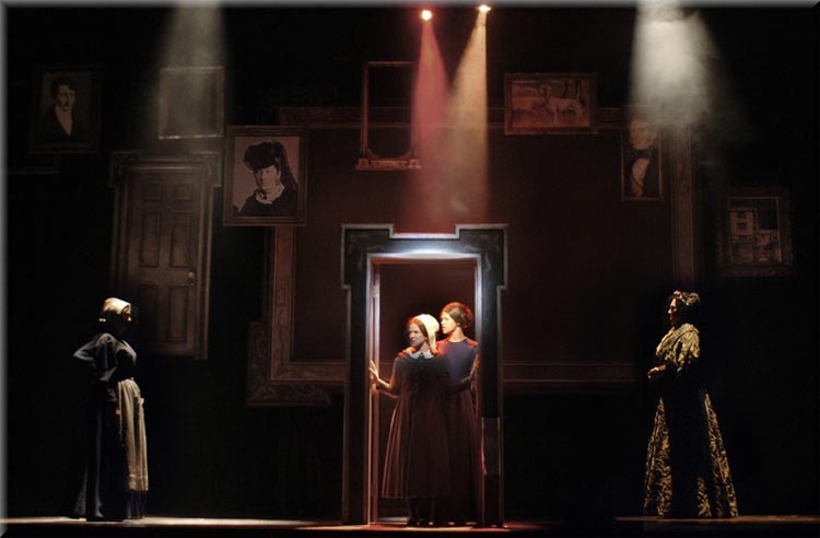 Jane Eyre by  Charlotte Bronte adapted by Richard Rose at Barter Theatre. Scenery design is by Richard Finkelstein