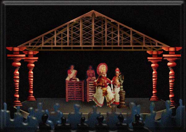 Kutiyattam Ramayana - Set Design by Richard Finkelstein