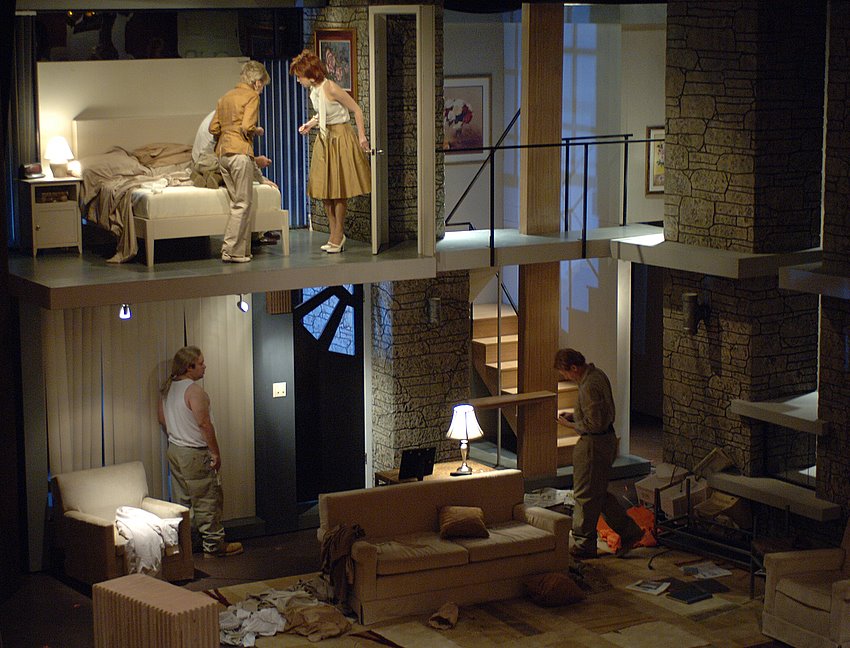 The Desperate Hours by Joseph Hayes - Barter Theatre - Directed by Rick Rose - Scenery by Richard Finkelstein - Lighting Design by Lucas Benjamin Krech