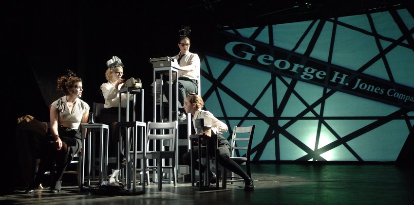 Machinal Set Design by Richard Finkelstein - Written by Sophie Treadwell, presented at Perry-Mansfield