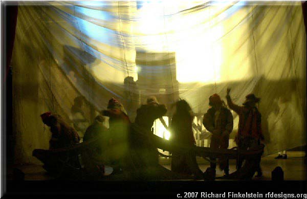 Scarlet Pimpernel at the Barter Theatre with scenery design and stage photography by R. Finkelstein